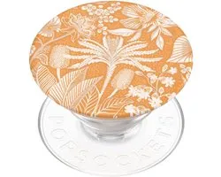Thijox - PopSockets Telefoongreep met Uitzetbare Kickstand - Zelfklevende Grip in Adhesive Tan Lines Fresh Orange - Duurzaam, Milieuvriendelijk, Ideaa