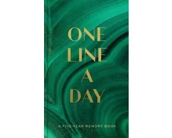 Malachite Green One Line a Day - Dagboek voor 5 jaar - A Five-Year Memory Book