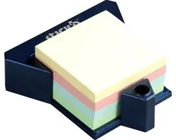 Porte-bloc-notes Stick'n cube 76x76mm, cul pastel. 5 couleurs, 400 feuilles