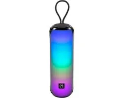 SnelShoppen - Draagbare Bluetooth Speaker met RGB Disco Lichten, FM Radio, USB, MicroSD, 1800 mAh Accu, Microfoon en AUX Ingang - Ideaal voor Feest, C