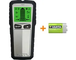 Dekko Tools Digitale Leidingzoeker - 5 in 1 Detector voor muren - Hout, Metaal, Leidingen, Bedrading - Zilver