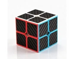 Qiyi 2x2 Carbon – Speedcube | Snel, Soepel & Duurzaam – Klassieke Speed Cube - Puzzelkubus voor Jong & Oud - Fidget - Fidget Cube - Fidget Toys - NIET van het merk Rubiks cube / Rubiks kubus