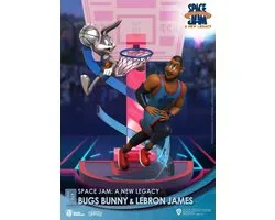 Beast Kingdom Toys Space Jam: A New Legacy D-Stage PVC Diorama Bugs Bunny & Lebron James New Version 15 cm Dioramas
