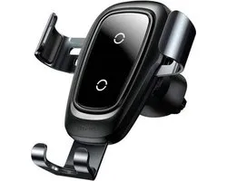 Draadloze Oplader Telefoonhouder - Baseus Qi Charger - Autohouder telefoon - Autolader Quick Charge