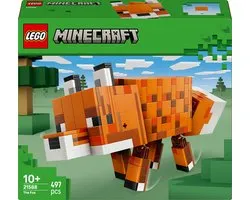 LEGO Minecraft Le Renard Décoration de chambre d'enfant et Jouets Animaux pour Enfants - 21588