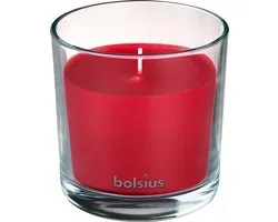 Bolsius True Scents geurkaars in glas, granaatappel