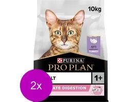 Purina Pro Plan Cat - Délicat - Dinde - 2 x 10 kg