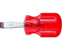 PB Swiss Tools schroevendraaier SL 4x75 mm stubby classic - PB135.2-30