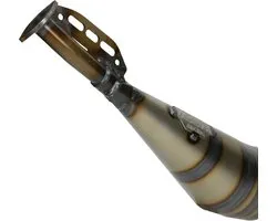 Uitlaat Yasuni R2 Max kevlar onderlangs Derbi en Minarelli AM6 50cc 2 Takt