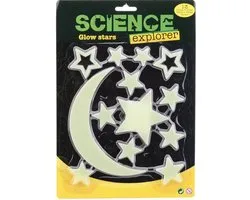 Science Explorer glow in the dark 1 set assorti maan