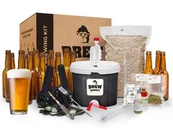 Brew Monkey Premium IPA - Bierbrouwpakket - Zelf bier brouwen pakket - Gadgets Mannen - Vaderdagcadeau - Verjaardagscadeau voor Mannen - Verjaardag cadeau - Origineel bier Cadeau