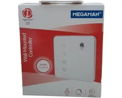 L'interrupteur / contrôleur mural Megaman Smart ZIGBEE remplace les interrupteurs marche / arrêt et gradateurs conventionnels pour les systèmes de contrôle intelligents de différentes marques avec le protocole ZIGBEE.