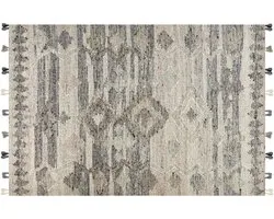 ARATASHEN - Kelim vloerkleed - Grijs - 200 x 300 cm - Wol