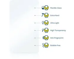 Screenprotector voor AYANEO KONKR Pocket Advance Beschermglas transparant
