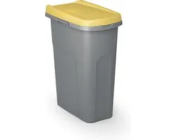 Afvalbak - 'Home Eco System' - afvalscheiding - Prullenbak - Afvalbak - 25 Liter - Geel