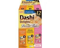 Inaba Ciao Dashi Delight Delicate Flakes Kip Natvoer Gelei 12x40g