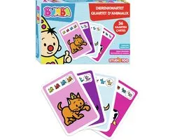 Studio 100 Jeu de cartes Bumba - quatuor d'animaux