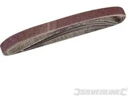 Courroies abrasives Silverline 13 x 457 mm, 5 pièces