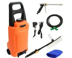 Maxblast hogedrukspuit - wit - 30l - draagbaar met borstel