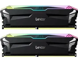 Lexar ARES RGB, 32 Go, 2 x 16 Go, DDR5, 6000 MHz, 288-pin DIMM, Noir