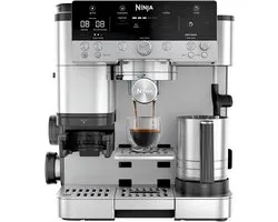 Ninja Luxe Café Premier Plus 3-in-1 Espressomachine, cold brew koffie en filterkoffie, Melkopschuimer met 4 automatische voorinstellingen - Zilver - ES655EU