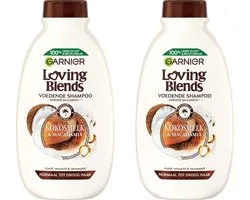 Garnier Shampoo - Loving Blends Kokosmelk & Macadamia - 2 x 300 ml