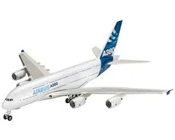 Revell Modelbouwpakket Vliegtuigen - 03808 Airbus A380 Vliegtuig Plastic - 1:288 - Modelbouw
