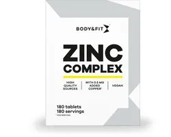Body & Fit Zinc Complex - Zink Supplement - Sportsupplement - 180 Tabletten
