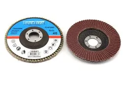 Lamellenschijf 125 mm K40 – Aluminium Oxide – EN13743 – TOOLTECH