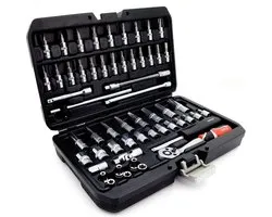 YATO Tool case 56 pièces métal noir YT-14501