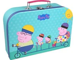 Barbo Toys Peppa Pig koffer met Puzzel