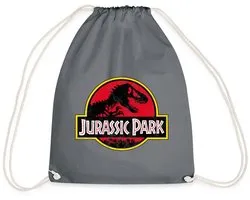 Sac de Sport Jurassic Park Classique Logo en Rouge Met T-Rex
