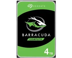 Seagate Barracuda - Interne harde schijf - Desktop HDD - 3.5 inch - 4 TB