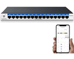 Commutateur réseau Ethernet Gigabit administrable à 16 ports avec gestion cloud et fonction Plug-and- Play