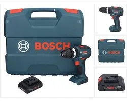 Bosch GSB 18V-55 Professional perceuse à percussion sans fil 18 V 55 Nm sans balais + 1x batterie ProCORE 4,0 Ah + coffret - sans chargeur
