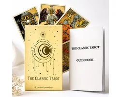 NEWI - Tarot Kaarten met boek - Tarot Deck - Oracle Cards - Orakelkaarten - Affirmatiekaarten - Archetype - Intentiekaarten - Spiegelkaarten - 78 tarotkaarten