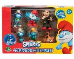 speelset giochi - Set met 6 Smurfen in verpakking - Speelset