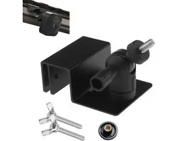 Weerbestendige Goot voor Blink Outdoor Camera's - Verstelbare Aluminium Beugel voor Blink XT2, 3e en 4e Generatie, Zwart, Duurzaam en Weerbestendig