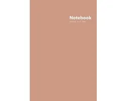 Dot Grid Notebook: Stylish Sierra Brown Notebook, 120 Dotted Pages 6 x 9 inches Standard Journal - Softcover Color Trends Collection
