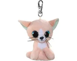 Lumo Stars Lumo Cat Peach met clip - Mini - 8,5cm