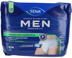 Voordeelverpakking van 2 x TENA Men PremiumFit underw Level 4 Medium 12st (798308)