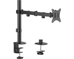 Maclean - Support de moniteur - support de bureau pour moniteur LCD, 17-32", 9kg, double bras VESA 75x75 et 100x100, MC-753N