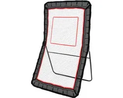 VEVOR Rebounder Lacrosse Jardin 4x7ft Filet Volleyball Rebound Pitchback Throwback Baseball Softball Return Écran d'Entraînement Angle Réglable Tir Entraînement Pratique