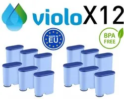VIOLO waterfilter vervanging voor Philips Saeco AquaClean koffiemachines, vervangend Philips Saeco filter 12 stuks