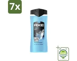 7 x Axe XL - 3-in-1 Douchegel - Ice Chill - Icy Menthol - Insta Cool - 400 ml - Grootverpakking - Douchegel - Axe - Ice Chill - Bevroren Munt - Citroen