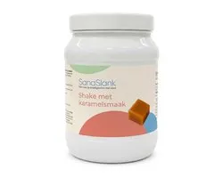 SanaSlank Shake Karamel 450g - Eiwitdieet - High Protein - Afvallen - Ultra Low Carb - Glutenvrij