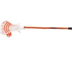 Lacrosse Stick Kinderen - Peutersport Uitrusting - Vaardigheden Ontwikkelen - Robuuste Aluminium Structuur - 24 Inch Lengte - Oranje