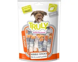 Truly - Nibble Sticks Fish & Sweet Potato 90g - Snack pour chien - Lot de 3 pièces