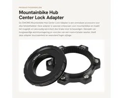 Dailygoods - Mountainbike Hub Center Lock Adapter - 6 Bolt Disc Brake Rotor - Optimale Prestaties - Voor Verbeterde Remkracht - Compatibel met Diverse...