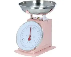 Balance de cuisine rétro originale PLINT rose - Design danois, avec marquage CE
